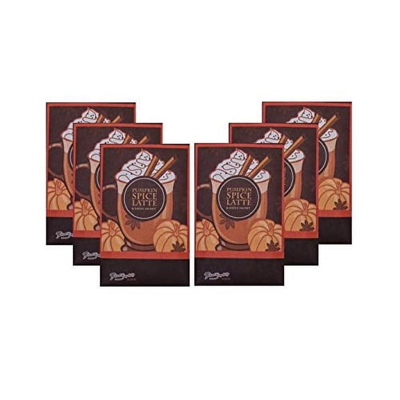 FloralSimplicity Pumpkin Spice Latte Scented Sachet Pack of 6