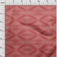 thumbnail image 3 of oneOone Tissu Polyester Spandex Rouge Tissu de Robe en Moire Tissu Imprimé au Mètre 56 Pouces de Large, 3 of 4