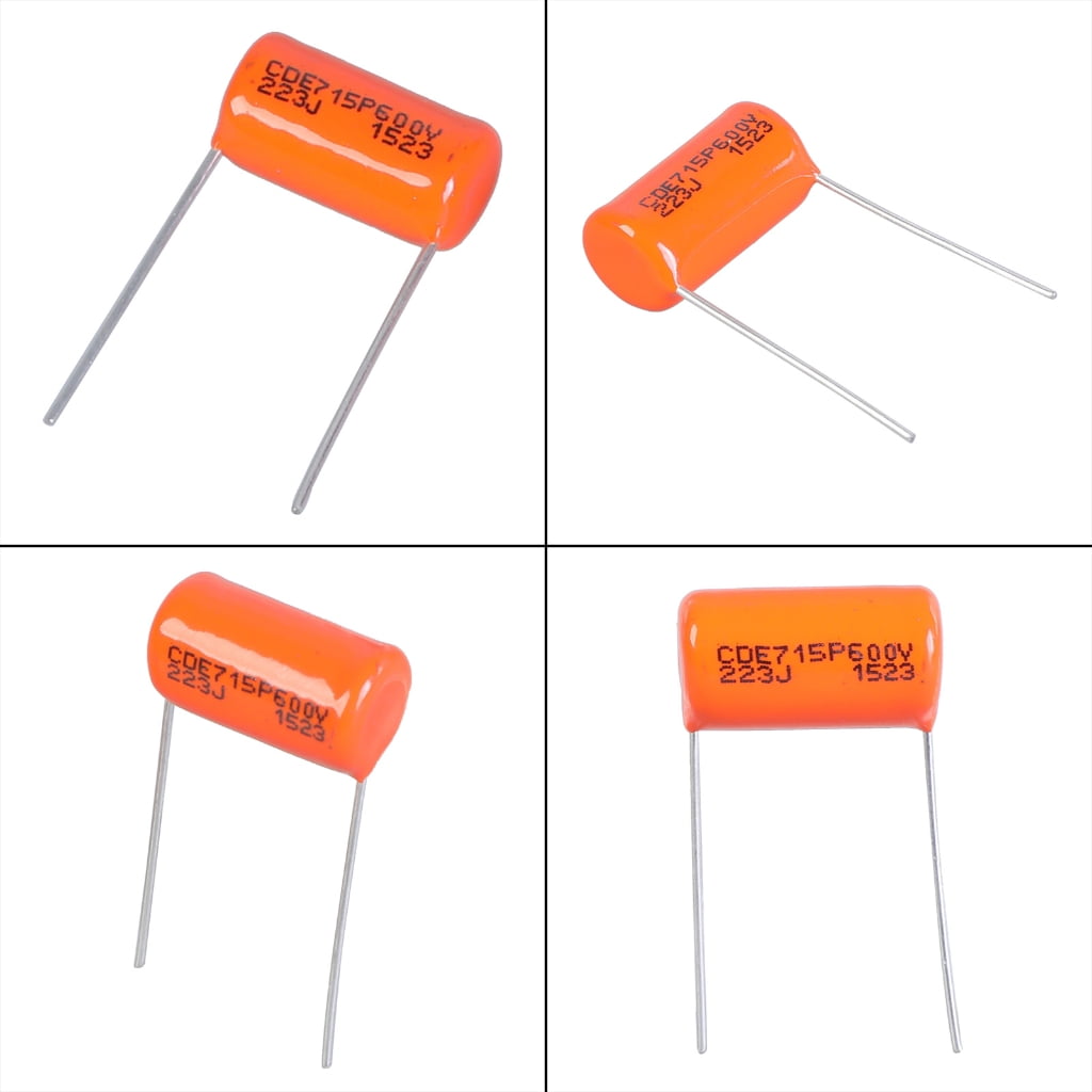 WINDLAND 10Pcs 600v 715P .022uf Electric Guitar Tone Caps Capacitors Replacement Orange Drop Capacitors Tone Caps Guitar Part