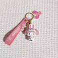 thumbnail image 4 of Llavero Kawaii Sanrio My Melody Kuromi Cinnamoroll pompón Purin colgante, lindo llavero Littletwinstars, juguetes, regalos para niñas, 4 of 5