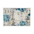 thumbnail image 2 of World Rug Gallery Distressed Abstract Pattern Cream 2' x 3' Door Mat, 2 of 7