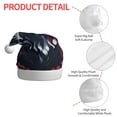 thumbnail image 4 of Fuzoiu Bulldog with Forest Flag Print Santa Hat Christmas Hat for Adults,Santa Hats with Pompom, Unisex Xmas Holiday Hat for Christmas New Year Festive Party Supplies, 4 of 6