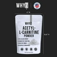 thumbnail image 5 of WHYZ Acetyl L-Carnitine Powder, 125g, Fat Metabolism & Memory Supplement, 250 Uses, 5 of 7