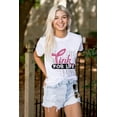 thumbnail image 3 of Breast Cancer Pink for Life Ribbon Women's Graphic T Shirt Tees Brisco Brands L, 3 of 5