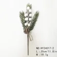 thumbnail image 3 of Decoración navideña con flores artificiales, ramas de piña, bayas rojas heladas, plantas, coronas navideñas, suministros para bricolaje, decoración navideña para el hogar, 3 of 5