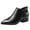 Black, variant on Women's Ankle Boots Pointed Toe Chunky Block Heel Short Boots for Women Low Heeled Booties Women's Comfortable Ankle Boots with Side Zipper