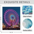 thumbnail image 3 of Diamond Art Kits for Adults - 5d Ferris Wheel Night Lights Carnival Diamond Painting for Adults, Diamond Art for Adults Beginners, Diamond Painting Kits for Adults for Home Wall Decor, 3 of 7