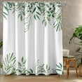thumbnail image 6 of Autumn Forest Waterfall Shower Curtain - Fall Scenic Jungle Natural Scenery, Seasonal Landscape Tree River Stone, Polyester Fabric Bathroom Decor Set with Hooks, Adds a Warm and Cozy Touch to Your Bat, 6 of 6