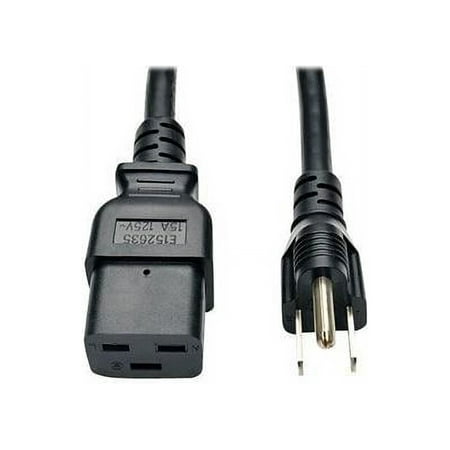 Tripp Lite Model P034-008 8 ft. Heavy-Duty Power Adapter Cord, 15A, 14AWG (IEC-320-C19 to NEMA 5-15P), 8-ft