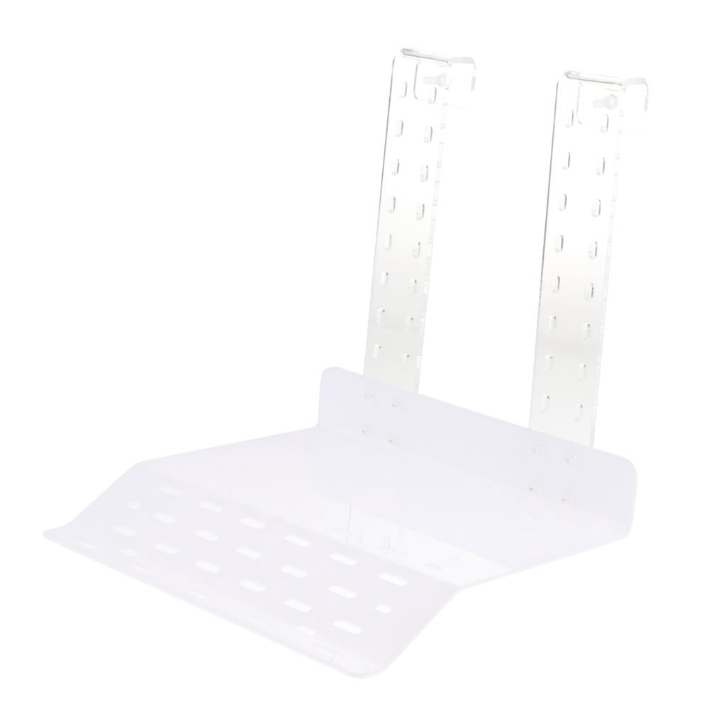 Turtle Hanging Platform, Floating Turtle Pier Rectangular Terrapin Dock Aquarium Float Decoration Bask Terrace Climb White