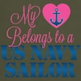 thumbnail image 3 of CafePress - Heart Navy Sailor Dark T Shirt - Men's Classic Graphic Cotton T-Shirt, 3 of 4