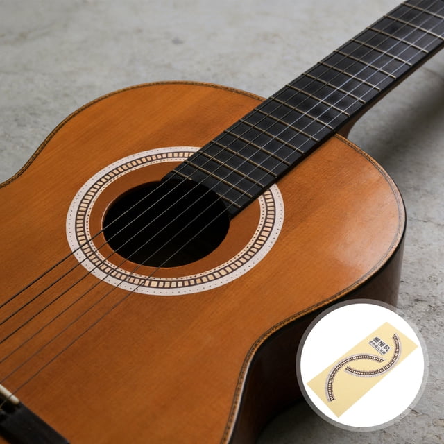Luxshiny Guitar Decals Multicolor Para Guitarra Acústica Y Eléctrica Con Decorativo Para De Sonido