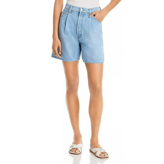 Mother JUST A NIBBLE Women's Snacks! The Pleated Fun Dip Shorts, US 33