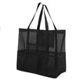 thumbnail image 4 of Lishi Large Capacity Quick Drying Foldable Black Mesh Pool Bag for Travel, 4 of 20