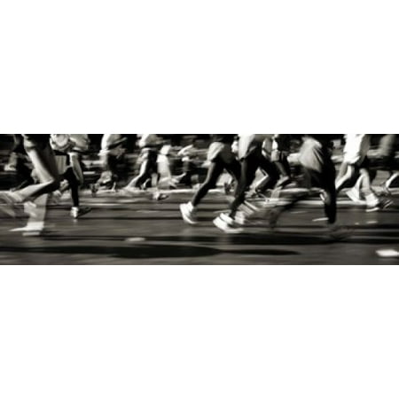 NYC Marathon Poster Print by Panoramic Images (37 x (Nyc Marathon Best Time)