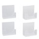 thumbnail image 1 of Soporte De La Varilla De Ducha Acrílico Transparente, Retención De Barra De Cortina Sin Protector De Pared Del Soporte De Ducha Para La Pared Para La Pared, 1 of 7