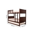 thumbnail image 4 of Litera 3 Camas Individuales Yunen Nogal - Kessa Muebles, 4 of 5