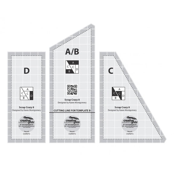 Creative Grids Scrap Crazy Template CGRMT4