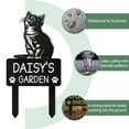 thumbnail image 5 of AOLOA Custom Metal Cat Memorial Garden Stake Grave Marker, Personalized Pet Grave Markers, Cat Tombstones for Graves Outdoor, Cemetery Decorations for Grave, Pet Memorial Grave Sign Garden Plaque, 5 of 8