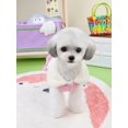thumbnail image 3 of Valentine's Day Pet Clothes - Vest, Autumn And Winter, Suitable For Dogs & Cats - 23 Space Heart Print Coat, 3 of 5