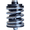 Silver, variant on Wofarmy Spring Rear Shock Absorber Folding Bike Suspension for Brompton A/C Line Shock Absorber Bicycle Parts Silver