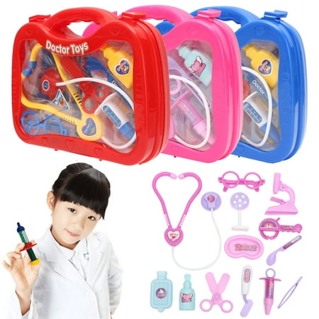 Kids Baby Doctor's Medical Playing Carry Case Set Education Kit Role Play Toys