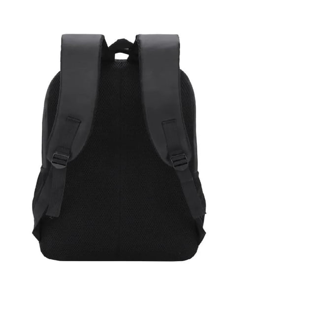 Mochila impermeable de gran capacidad negra para portátil de 15 pulgadas