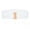 White, variant on Fdelink Women Elastic Waist Belt Metal Buckle Waistband Solid Color Wide Corset Belt Female Apparel Accessories Dresses Belts (Beige)