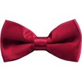 thumbnail image 1 of LAICAIW Solid Banded Adjustable Length Pre-tied Boy's Bow Tie, 1 of 7