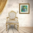 thumbnail image 3 of Venter, Tandi 26x26 Gold Ornate Wood Framed with Double Matting Museum Art Print Titled - Lucky Koi I, 3 of 4