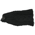 thumbnail image 2 of Wrapables® Thick Cable Knit Headband, Black, 2 of 4