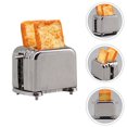 thumbnail image 3 of HLONK Mini Bread Machine Model Miniature Alloy Toaster Mini House Accessory Decor, 3 of 8