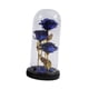 thumbnail image 2 of Estatua de regalo de rosa para el día de San Valentín, adorno decorativo para esposa, mamá, novia Azul, 2 of 8