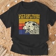 thumbnail image 2 of Opossum Lets Eat Trash Get Hit By Car Retro Possum Men TShirt, 2 of 5