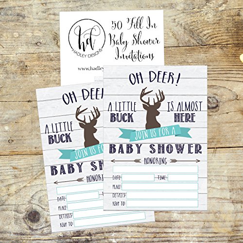 camping baby shower invitations