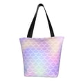 thumbnail image 2 of Kdxio Fish Scale1 Women Reusable Grocery Bags Foldable Ripstop,Reusable Shopping Bags for Shopping,Gym,Gift, 2 of 7