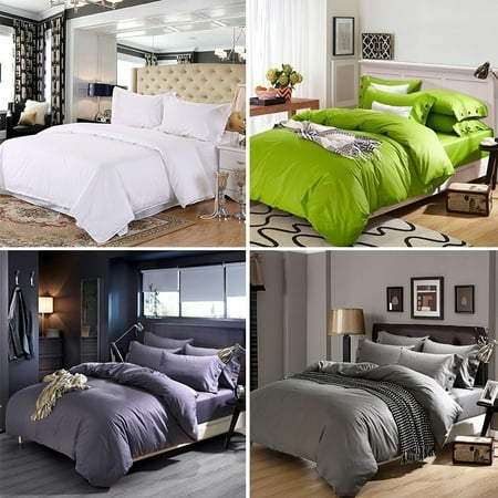 1pcs Comfort Solid Color Bedding Cover Plain Duvet Cover Quilt