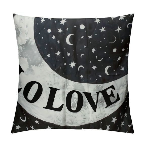 Qinduosi to The White Throw Pillow Covers inch Valentine’s Day Decorative Pillowcase, Love Words Decor Decorations for Home Sofa Living Room White
