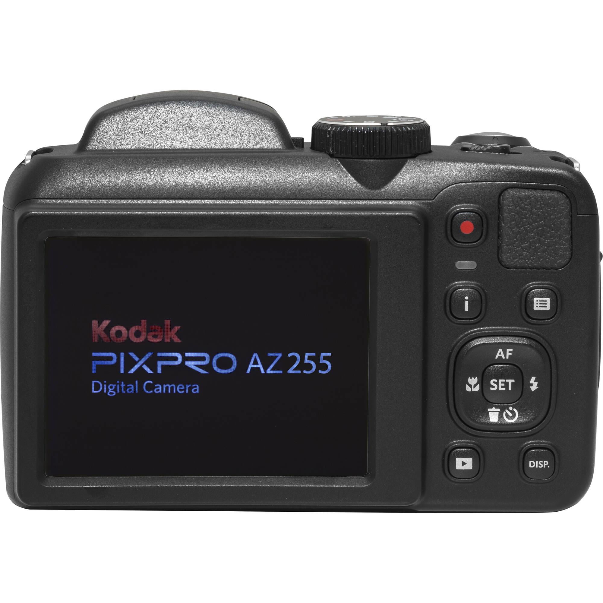 美品！ KODAK デジタルカメラ PIXPRO AZ255 ハードケース付 Kodak PIXPRO AZ255 Digital Camera (Black) + SanDisk 32GB Memory