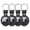 Silicone soft keychain-B, variant on Compatible with AirTag bracket shell keychain 4-piece set of car accessories, suitable for Apple GPS trackers with silicone soft keychain, suitable for pet tracking key luggage