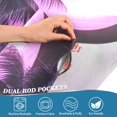 thumbnail image 3 of Yayeee Kitchen Curtains Tier Pair Light Filtering 27"x36" Rod Pocket Short Cafe Window Panel, Pink Road, 3 of 7