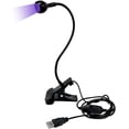 thumbnail image 1 of ASENTER Lámpara de uñas de gel UV de 3 W, cápsulas americanas, para pegamentos de gel UV, esmalte de uñas de gel, mini lámparas de secado para curar resina, LED ultravioleta USB con clip Excelente Rendimiento, 1 of 5