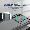 thumbnail image 2 of SaniMore for Samsung Galaxy S21 FE (6.4" 2021) Case, [Sliding Camera Window] Wireless Charging Shockproof Drop Resistant Hybird PC TPU Anti-slip Heavy Duty Protective Shell, Black, 2 of 7