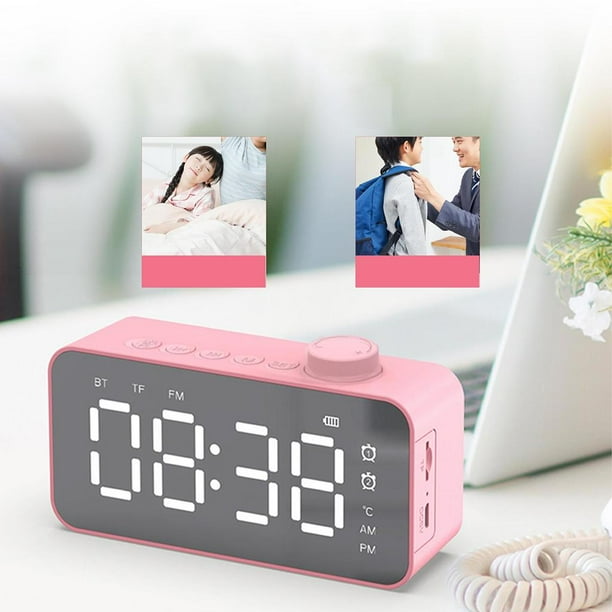despertador con Bluetooth con puerto de carga USB Baoblaze Radio reloj despertador Walmart en linea