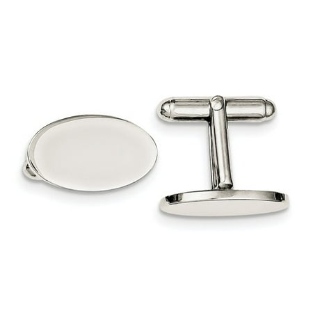 Sterling Silver Engravable Cuff Links
