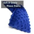 thumbnail image 2 of Microwavable Heating Pad for Back Pain, Migraine, Headache, Shoulder & Neck Pain Relief - Weighted Moist Heat Pack for Hot & Cold Therapy - Blue, 2 of 7