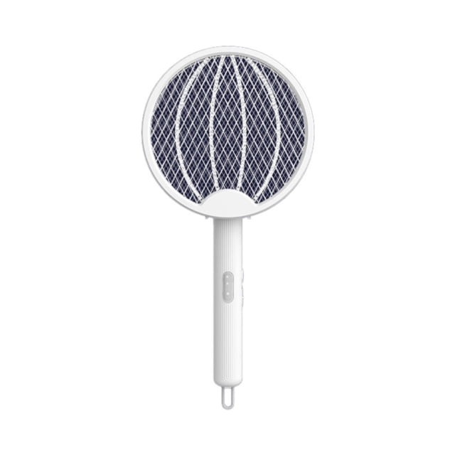 pdqouc Electric Fly Swatter Type C Rechargeable Swatter Foldable Handheld and Auto Mode Powerful Instant Bat for Indoor Outdoor Camping
