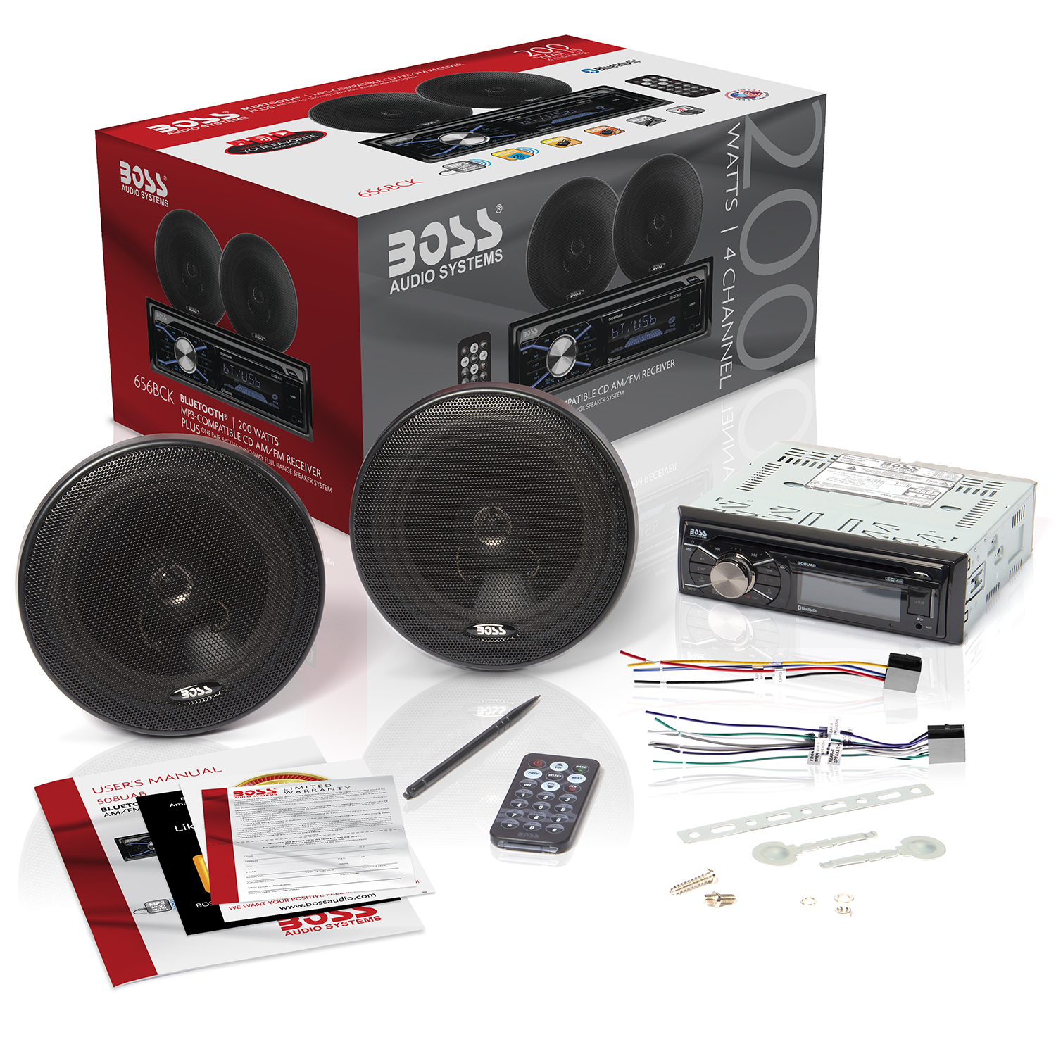 BOSS Audio Systems 656BCK Car Stereo 