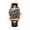 Brown, variant on TIHLMK Watches for Men Fashion Leather Band Analog Quartz Watch Men's Watch Mens Gift Valentine's Day Gift