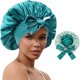 thumbnail image 1 of wonima11 Satin Bonnet Silk Bonnet for Sleeping, Double Layer Hair Bonnet Soft Satin Night Cap for Women Curly Hair, 1 of 1